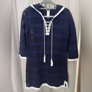 Tommy Bahama crochet coverup dress Size M